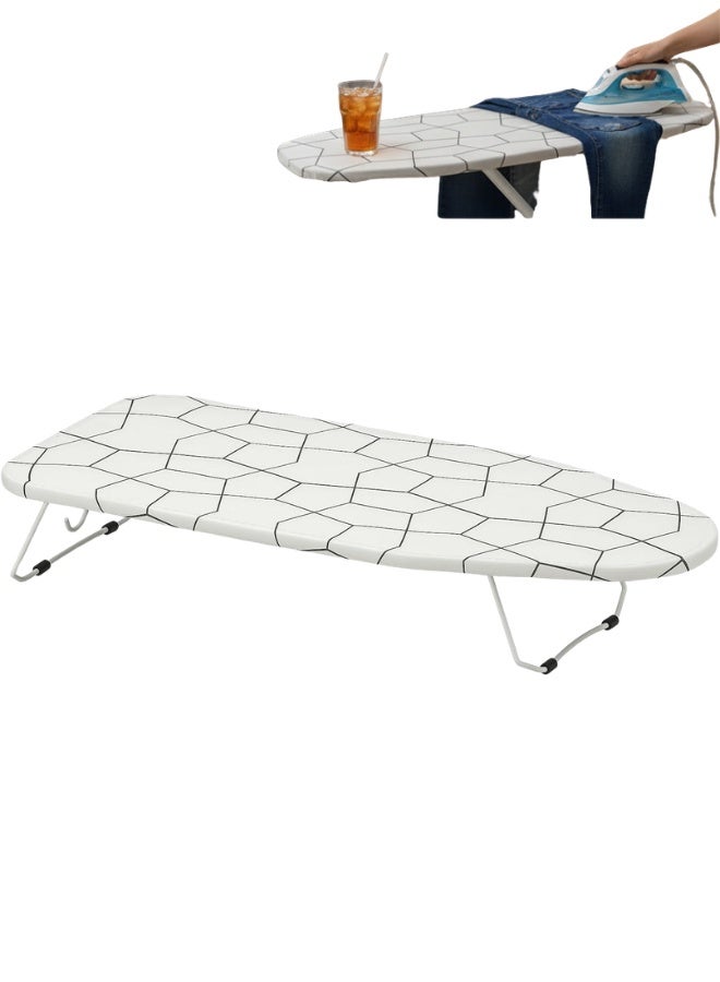 أيكيا لوح كي منزلي صغير الحجم 73×32 سم - أرجل ثابتة مانعة للانزلاق، تصميم قابل للطي لسهولة التخزين، مثالي للمساحات الصغيرة والشقق - Image 1